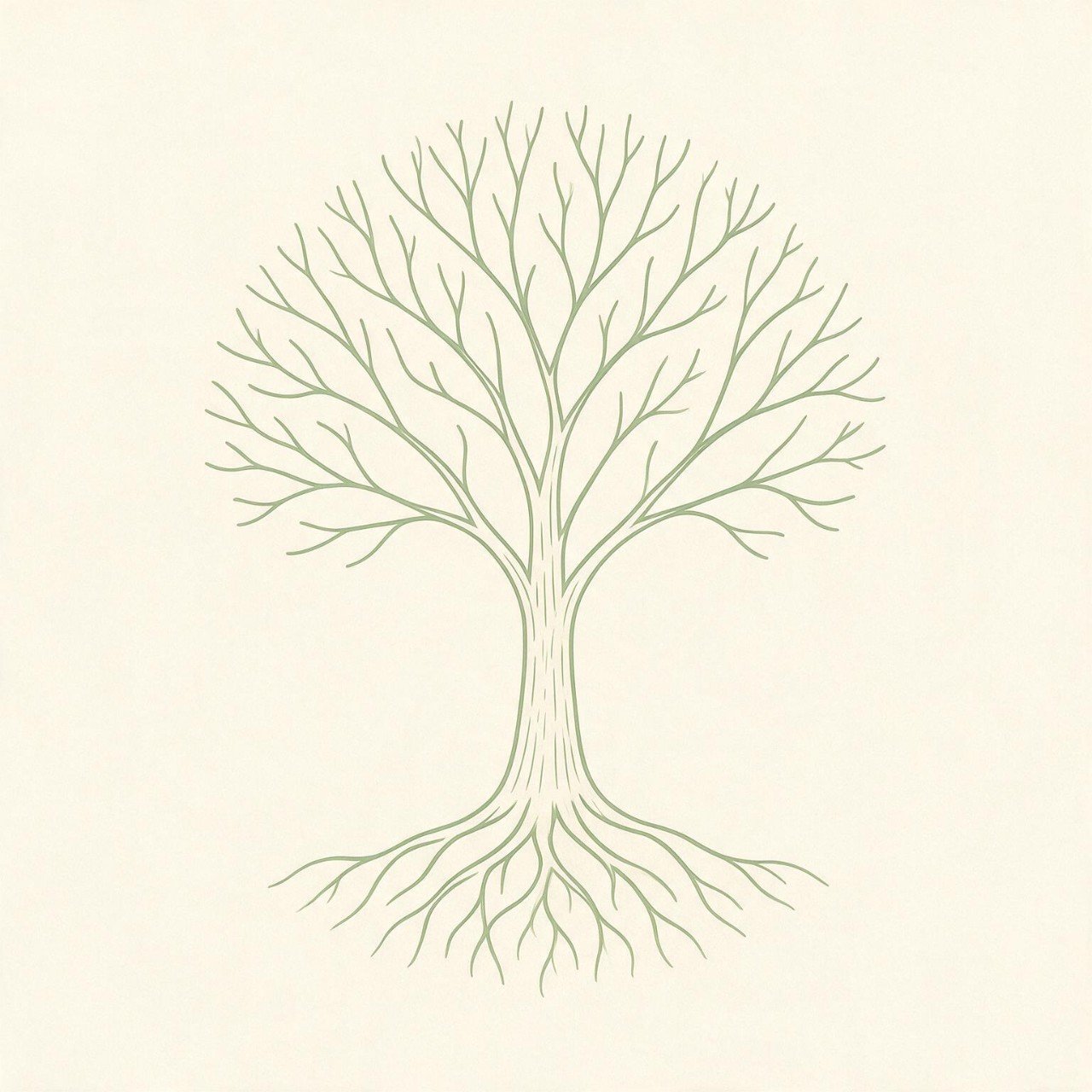 Regulate — tree with roots icon