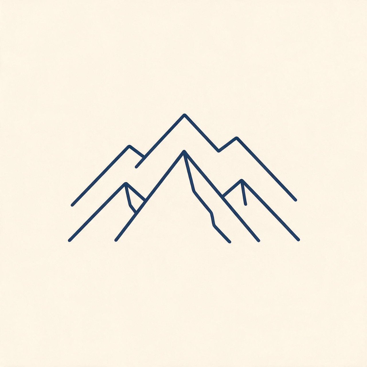 Reinforce — mountain peaks icon
